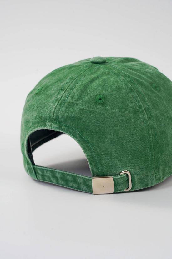 Bright Cap (Washed Green With White Logo)